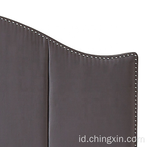Grosir Tempat Tidur Kepala Kuku KD Berlapis King Size Bed Bedroom Furniture CX613